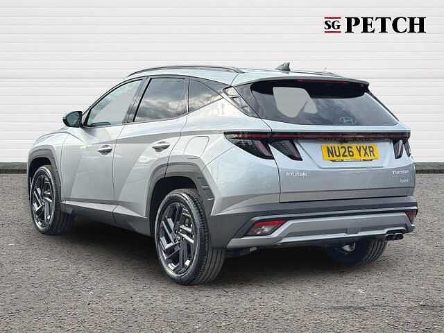 Hyundai TUCSON 1.6T 239 Hybrid Black Line 5dr Auto Silver