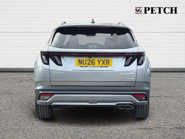 Hyundai TUCSON 1.6T 239 Hybrid Black Line 5dr Auto Silver