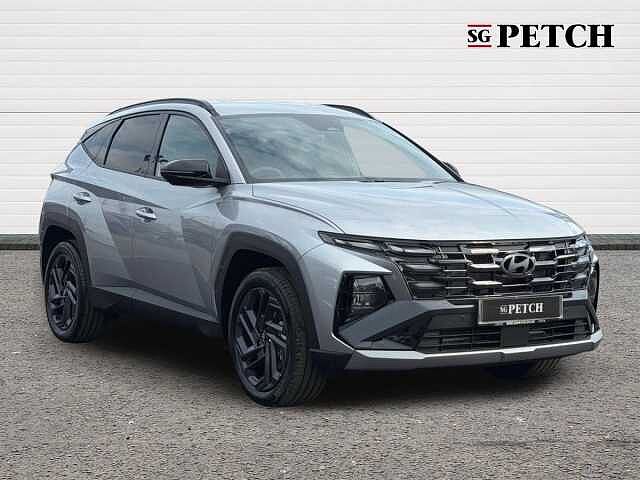 Hyundai TUCSON 1.6T 239 Hybrid Black Line 5dr Auto Silver