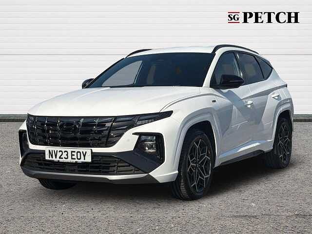 Hyundai TUCSON 1.6 TGDi Hybrid 230 N Line 5dr 2WD Auto White