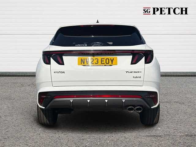 Hyundai TUCSON 1.6 TGDi Hybrid 230 N Line 5dr 2WD Auto White