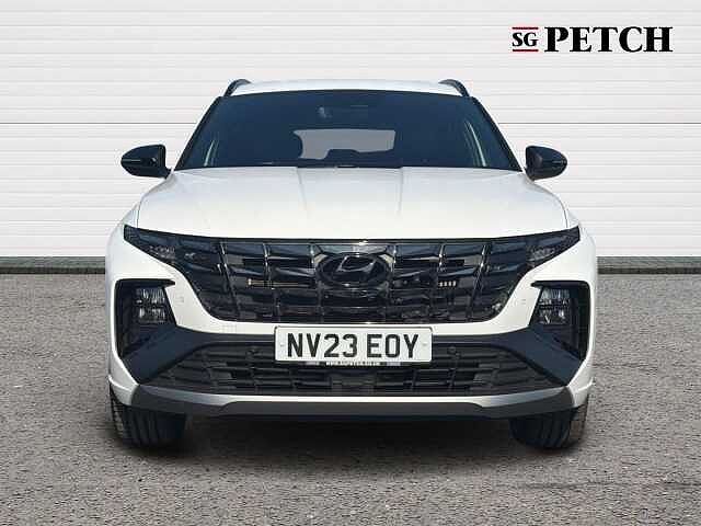 Hyundai TUCSON 1.6 TGDi Hybrid 230 N Line 5dr 2WD Auto White