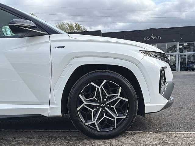 Hyundai TUCSON 1.6 TGDi N Line 5dr 2WD White