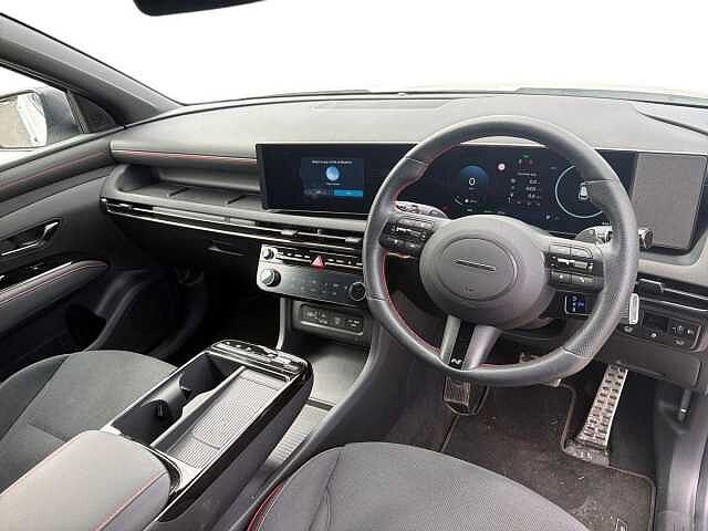 Hyundai TUCSON 1.6T Hybrid N Line 5dr Auto White