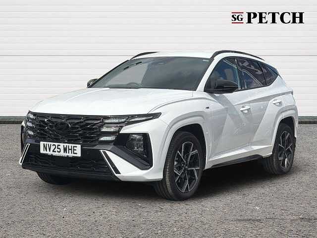 Hyundai TUCSON 1.6T Hybrid N Line 5dr Auto White