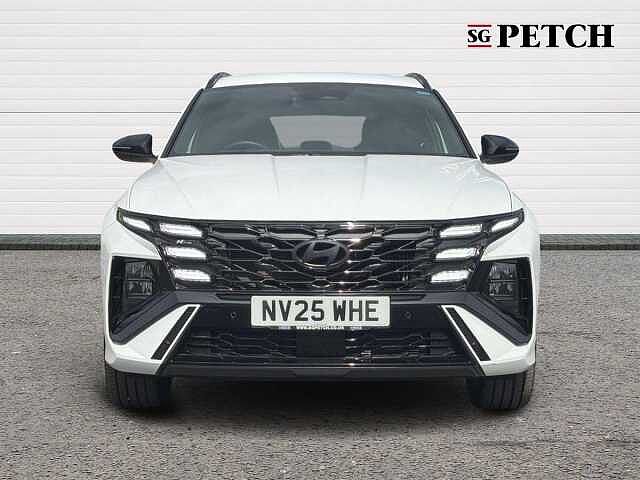 Hyundai TUCSON 1.6T Hybrid N Line 5dr Auto White